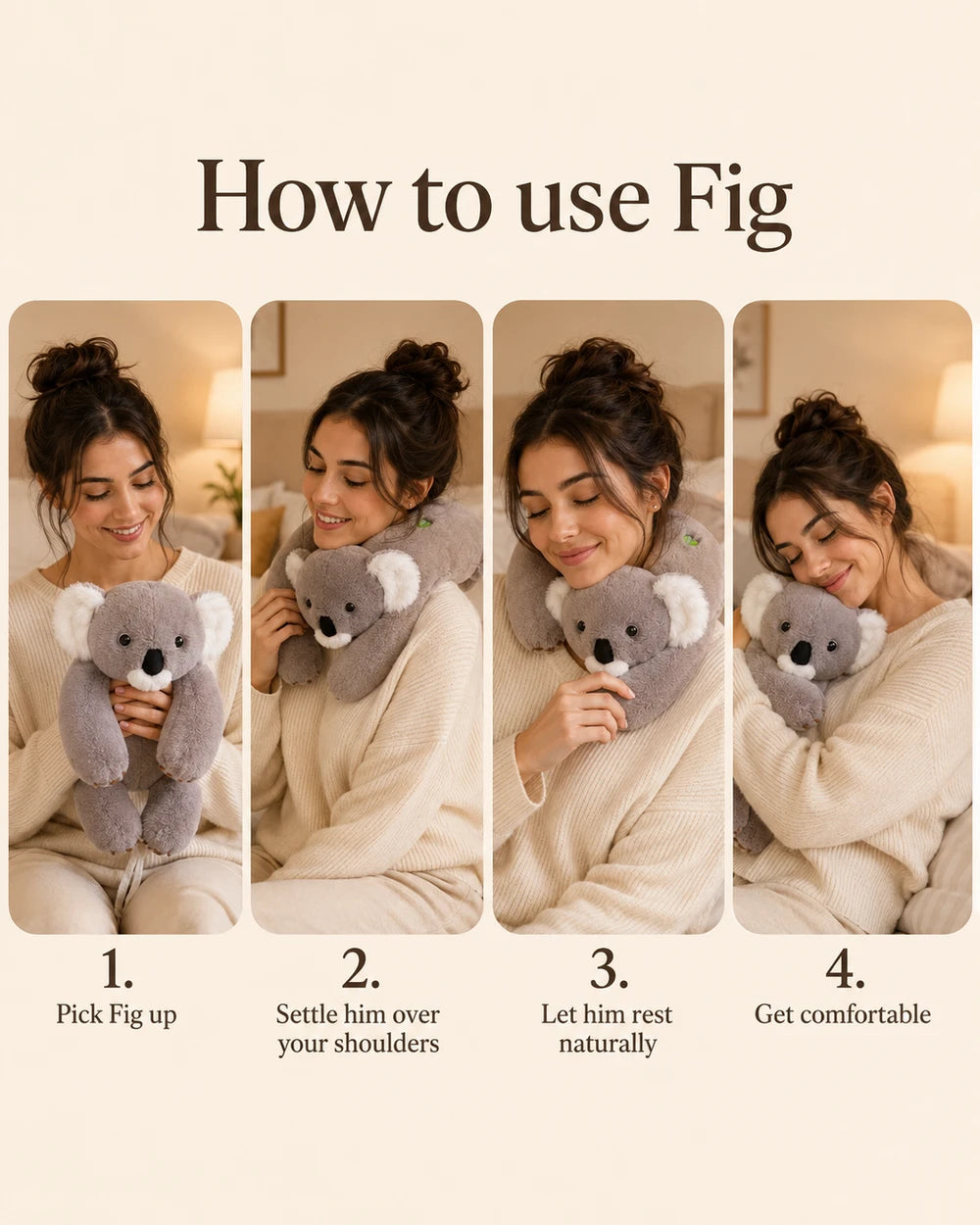 Kindred Fig Weighted Koala Plush