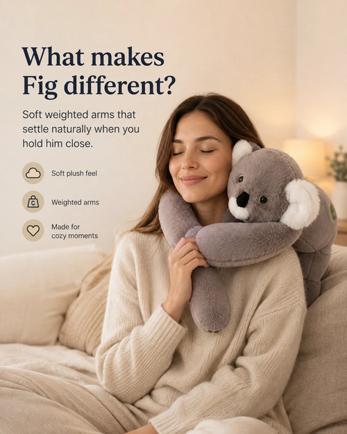 Kindred Fig Weighted Koala Plush